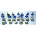Subbuteo Andrew Table Soccer Schalke 04 2020-21 no bases no box only 12  figures